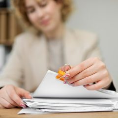 Carimbo profissional com registro